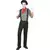 Mime-maskeraddräkt herr, Storlek: X-Large