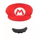 Mario™-keps och mustasch vuxen
