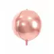Metallisk roséguldfärgad aluminiumballong sfär 40 cm