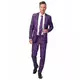 Lila Mr. Tiger-kostym herr Suitmeister™, Storlek: Small (EU 44-46)