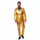 Mr. Groovy Gold-maskeraddräkt herr Opposuits™, Storlek: Small (EU 44-46)