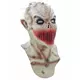 Mask med ihopsydd mun vuxen Halloween