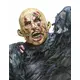 Latexmask förruttnad zombie vuxen