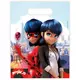 6 presentpåsar Miraculous Ladybug™ 23 x 16,5 cm