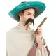 Grön mexikansk sombrero vuxen