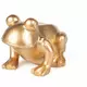 Gyllene groda i harts 10 cm