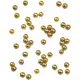 Mini guldfärgade glitterkulor 8 mm 10 g