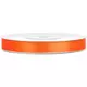 Orange satinband 6 mm, 25 meter
