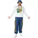 90-tals hiphop-maskeraddräkt herr, Storlek: Large