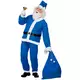 Blå jultomte-maskeraddräkt herr