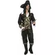 Mönstrad piratmaskeraddräkt herr, Storlek: Medium/Large