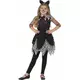 Fläckig kattmaskeraddräkt flicka, Storlek: 4-6 år (115/128 cm)