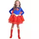 Klassisk Supergirl™-maskeraddräkt flicka, Storlek: 4-6 år (110 cm)