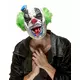 Skräckinjagande clownmask i latex vuxen Halloween