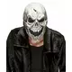 Skrämmande latexmask med dödskalle vuxen Halloween