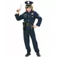 Marinblå polismaskeraddräkt pojke, Storlek: 11-13 år (158 cm)