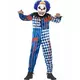Harlekinclown-maskeraddräkt barn Halloween, Storlek: 10-12 år (145/158 cm)