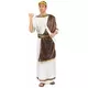 Brun romarmaskeraddräkt herr, Storlek: Large