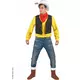 Lucky Luke™-maskeraddräkt vuxen, Storlek: X-Large