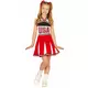 Maskeraddräkt USA-pompomflicka flicka, Storlek: 10-12 år (142-148 cm)