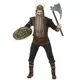 Vikingamaskeraddräkt med lädereffekt för herr, Storlek: X-Large