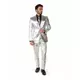 Mr. Shiny Silver-kostym herr Opposuits™, Storlek: X-Large (EU 56-58)