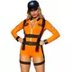 Astronautmaskeraddräkt, sexig jumpsuit, dam, Storlek: Small (36-38)