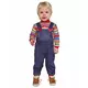 Djävulsk dockmaskeraddräkt baby, Storlek: 18-24 månader (89 - 93 cm)