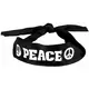 Svart Peace-pannband vuxen, image 2