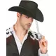 Svart cowboyhatt vuxen, image 2