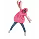 Flamingo-maskeraddräkt barn, Storlek: 3-4 år (92-104 cm), image 2