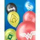 10 latexballonger Justice League™ 25 x 32 cm, image 2