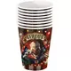 6 Halloween-clownglas i kartong 240 ml, image 2