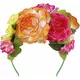 Hårband med färgglada blommor dam, image 2