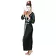 Svartvit maskeraddräkt som geisha dam, Storlek: Medium, image 2