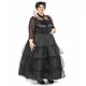 Gotisk balklänningsmaskeraddräkt dam plus size, Storlek: X-Large, image 2