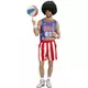 NBA-basketspelare maskeraddräkt vuxen, Storlek: Medium, image 2