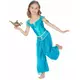 Blå orientalisk prinsessmaskeraddräkt flicka, Storlek: 10-12 år (130-140 cm), image 2