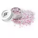 Rosa biologiskt nedbrytbart glitter 5h du mat' - Si si la paillette, image 2