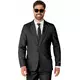 Svart Mr. Solid-maskeraddräkt för herr Suitmeister™, Storlek: X-Large (EU 56-58), image 2