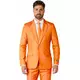 Mr. Solid orange herrkostym Suitmeister™, Storlek: Medium (EU 48-50), image 2