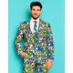 Mr. Super Mario™ vuxenmaskeraddräkt Opposuits™, Storlek: Large (EU 52-54), image 2