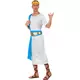 Blå grekisk kejsarmaskeraddräkt herr, Storlek: X-Large, image 2