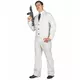 Vit gangster-maskeraddräkt herr, Storlek: Large, image 2