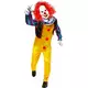Lyxig clownmaskeraddräkt Ça™ vuxen, Storlek: X-Large, image 2