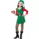 Lyxig maskeraddräkt julälva flicka, Storlek: 4-6 år (116 cm), image 2
