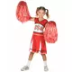 Röd USA-pompomflicka-maskeraddräkt för flicka, Storlek: 5-6 år (105-116 cm), image 2