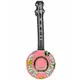 Uppblåsbart orange hippiebanjo, Färg: Rosa, image 3