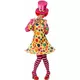 Komplett clownmaskeraddräkt dam, Storlek: Large, image 3