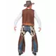 Maskeraddräkt cowboy från Vilda västern herr, Storlek: Small, image 3